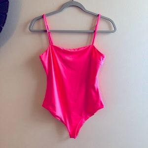 Princess Polly Bodysuit Neon Pink